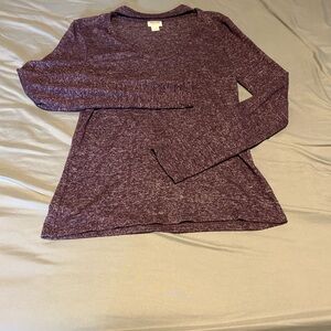 Mossimo Supply Co. Purple Long Sleeve Shirt